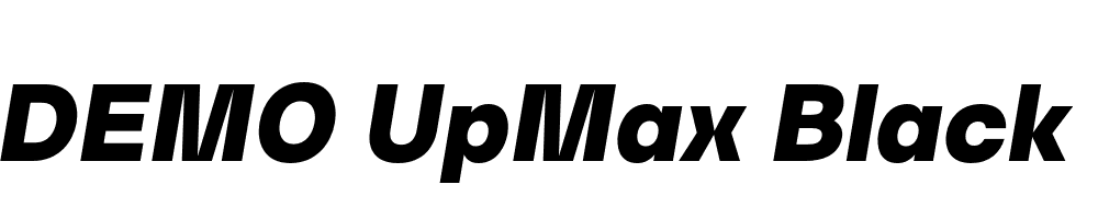 FSP DEMO UpMax Black Italic