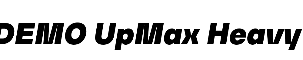 FSP DEMO UpMax Heavy Italic