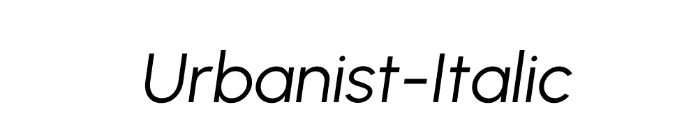 Urbanist-Italic