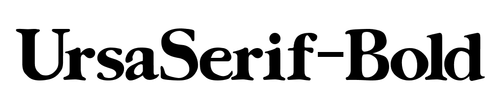 Ursa Serif Bold