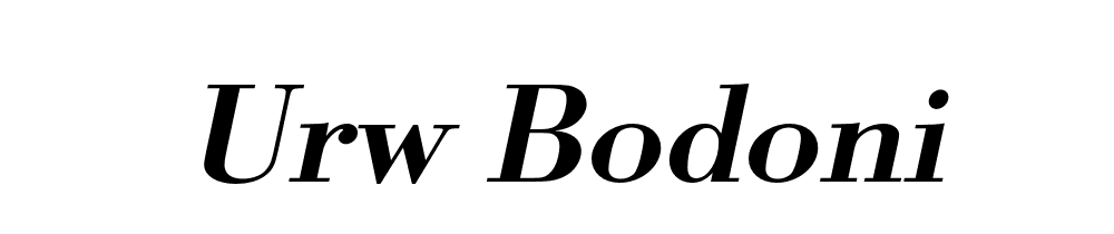 Urw Bodoni