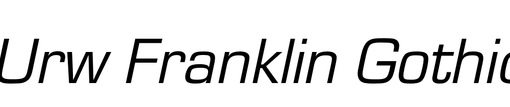 Urw Franklin Gothic