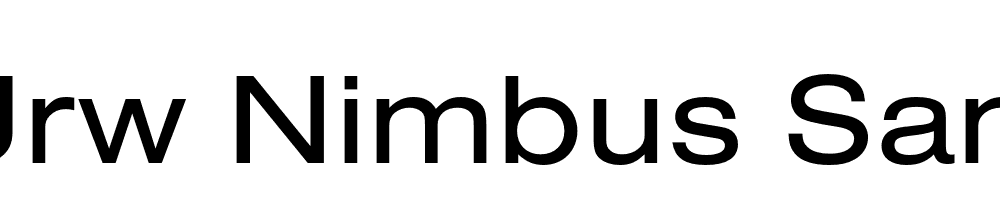 Urw Nimbus Sans