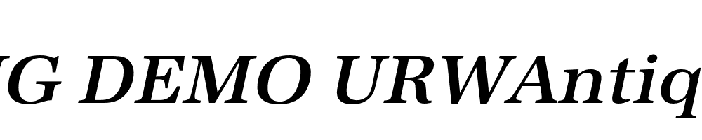  DEMO URWAntiquaMed Italic