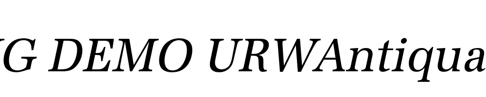  DEMO URWAntiquaExtNar Italic