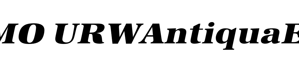  DEMO URWAntiquaExtWidUltBol Italic