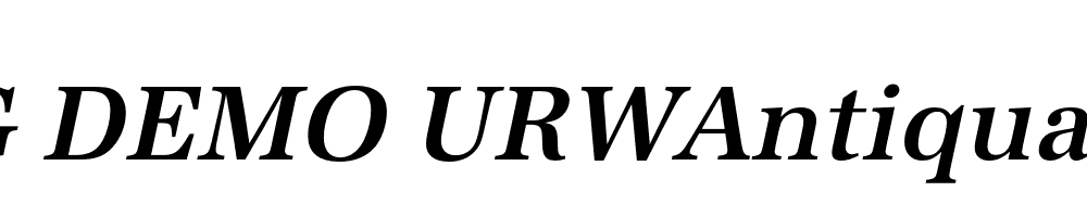  DEMO URWAntiquaNarMed Italic