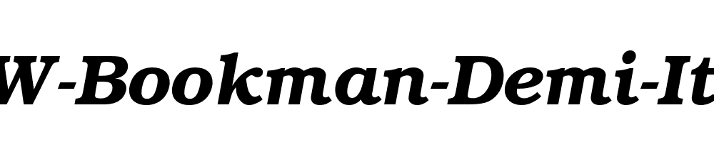 URW-Bookman-Demi-Italic