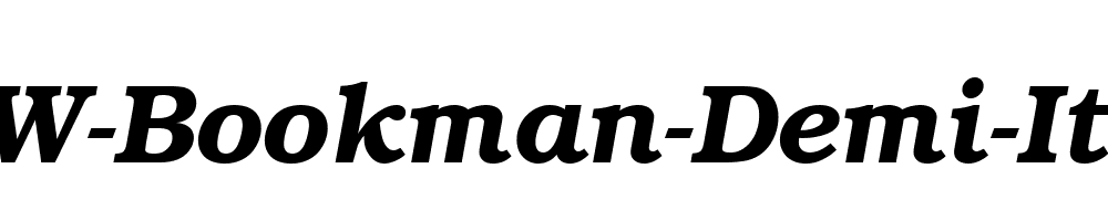 URW-Bookman-Demi-Italic