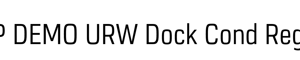 FSP DEMO URW Dock Cond Regular