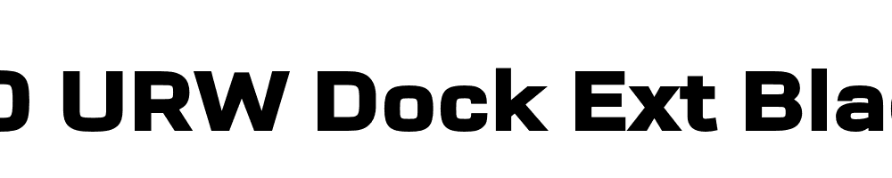 FSP DEMO URW Dock Ext Black Regular