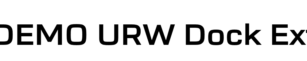 FSP DEMO URW Dock Ext Bold