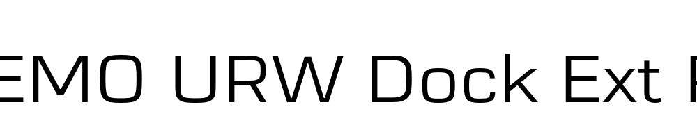 FSP DEMO URW Dock Ext Regular