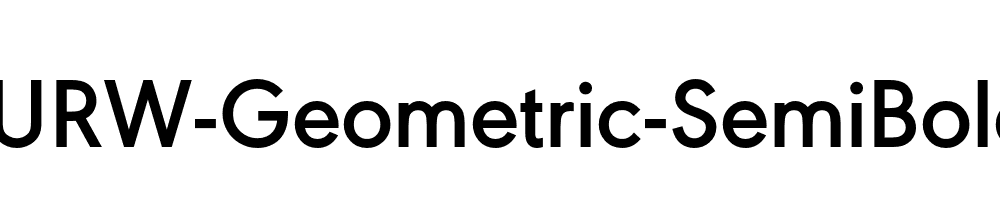 URW-Geometric-SemiBold