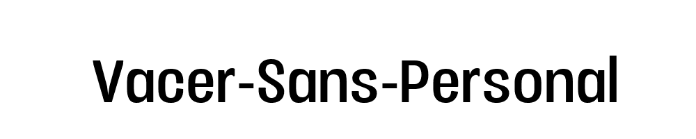 Vacer-Sans-Personal