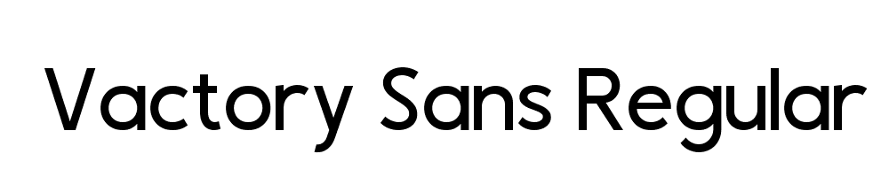 Vactory-Sans-Regular