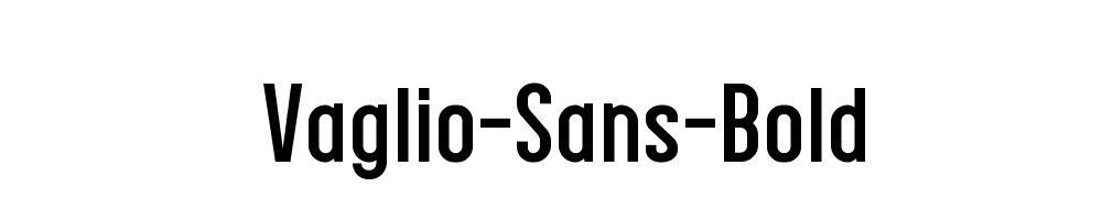 Vaglio-Sans-Bold