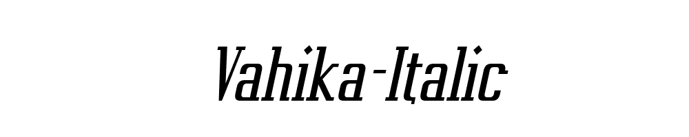 Vahika-Italic