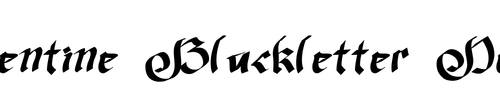 Valentine-Blackletter-Demo