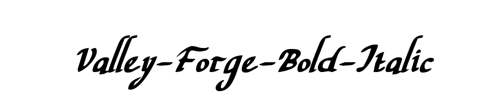 Valley-Forge-Bold-Italic