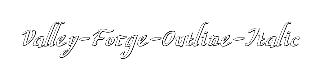 Valley-Forge-Outline-Italic