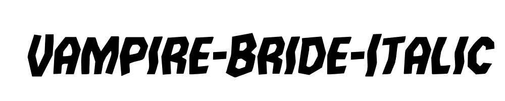 Vampire-Bride-Italic