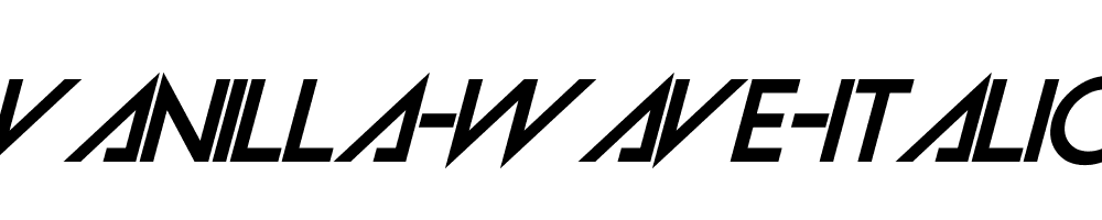 Vanilla-Wave-Italic