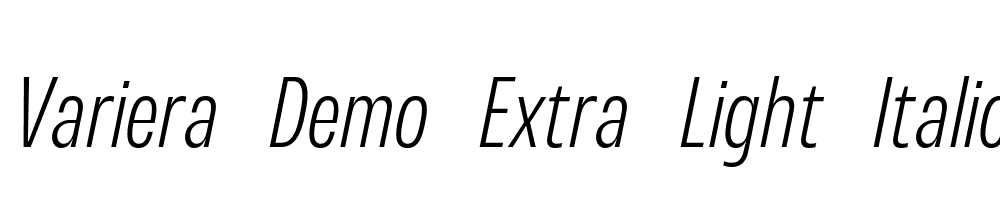 Variera-Demo-Extra-Light-Italic