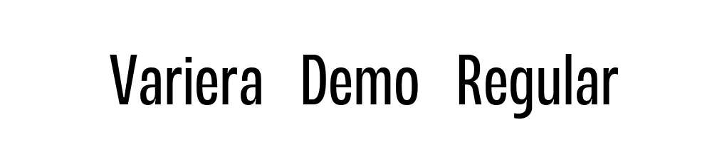 Variera-Demo-Regular