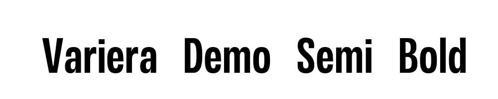 Variera-Demo-Semi-Bold