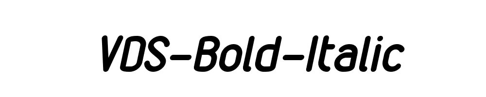 VDS-Bold-Italic