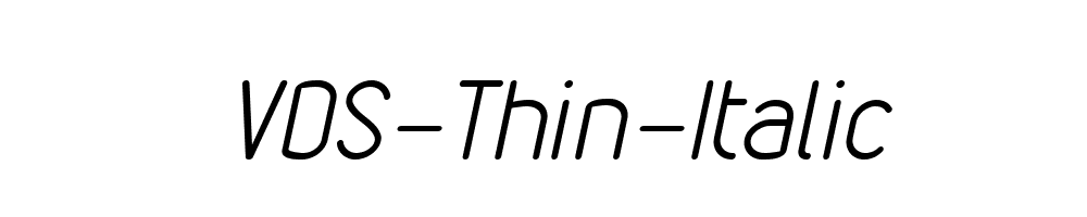 VDS-Thin-Italic