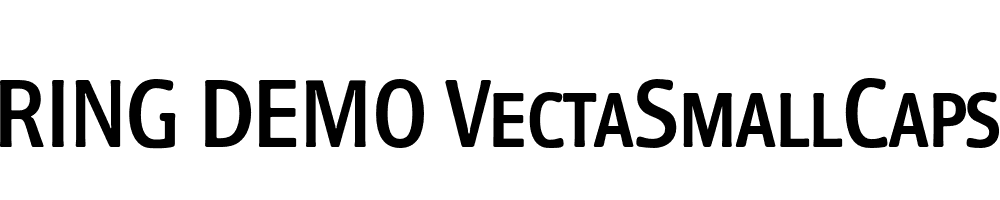  DEMO VectaSmallCaps Regular