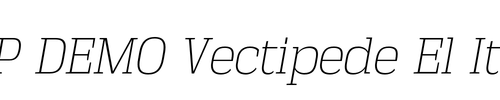 FSP DEMO Vectipede El Italic