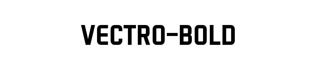 VECTRO-Bold