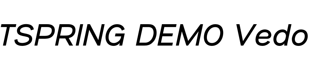  DEMO Vedo Italic