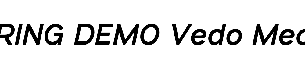  DEMO Vedo MediumItalic