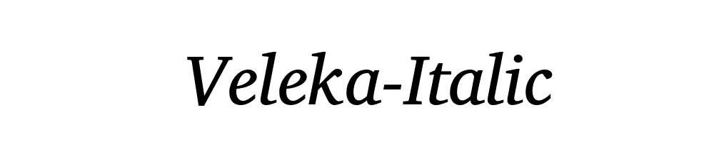 Veleka-Italic