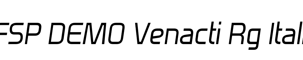 FSP DEMO Venacti Rg Italic