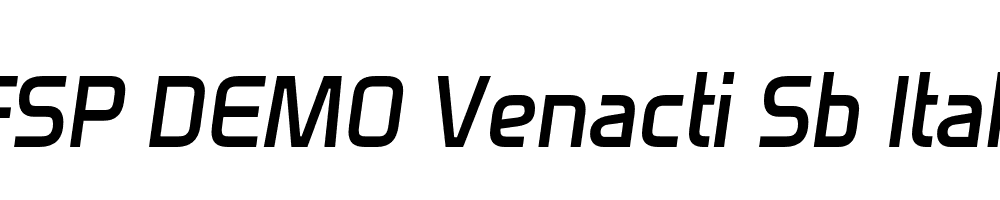 FSP DEMO Venacti Sb Italic