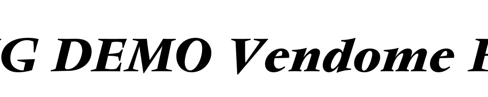  DEMO Vendome FS Bold Italic