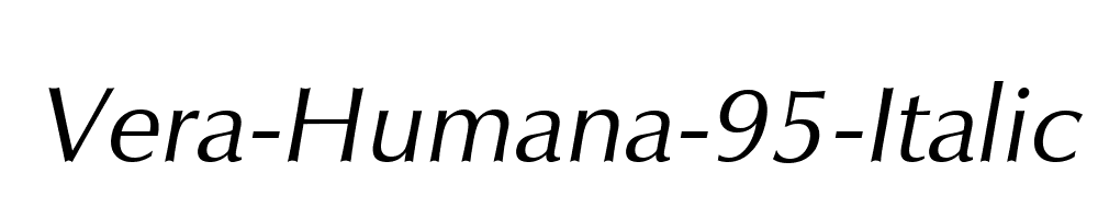 Vera-Humana-95-Italic