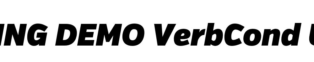  DEMO VerbCond Ultra Italic