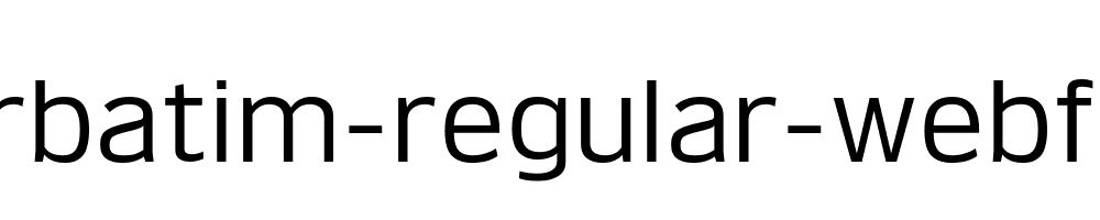verbatim-regular-webfont