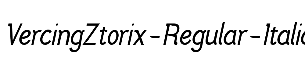 VercingZtorix-Regular-Italic