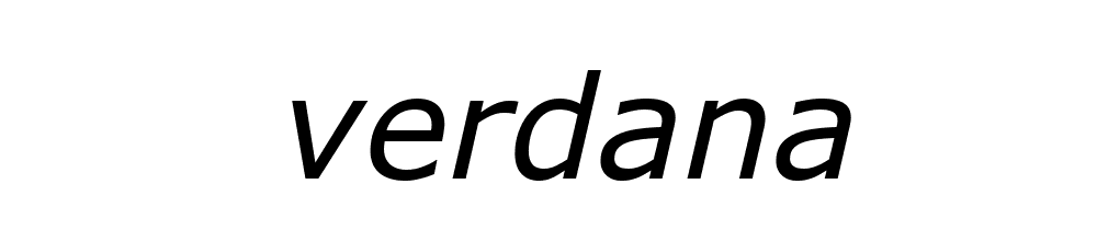 Verdana