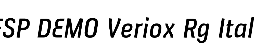 FSP DEMO Veriox Rg Italic