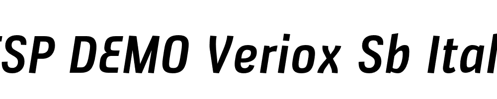 FSP DEMO Veriox Sb Italic