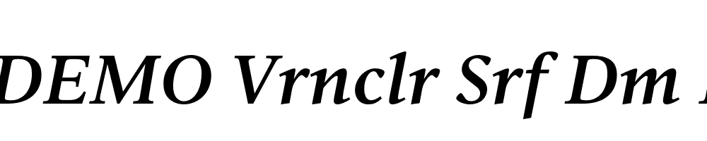 FSP DEMO Vrnclr Srf Dm Italic