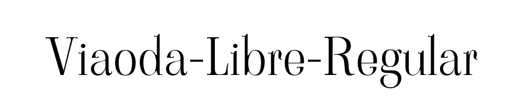 Viaoda-Libre-Regular